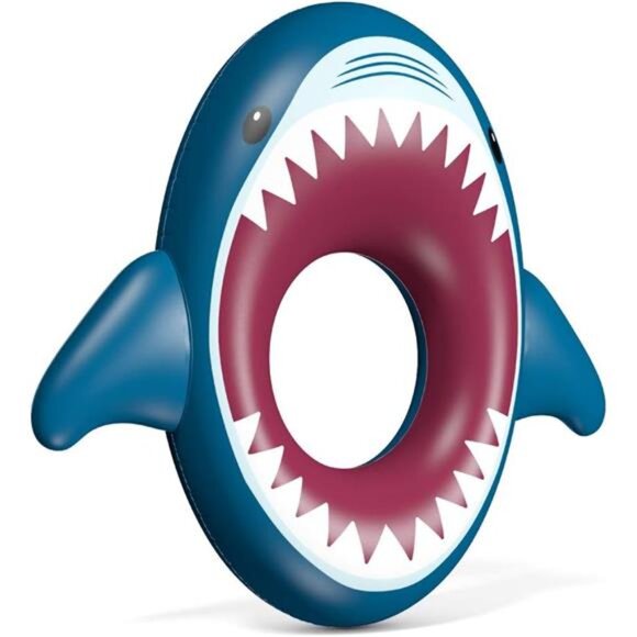 Swimming Inflatable Shark Pool Floaties Water Fun Summer Beach‎ for Kids - Picture 2 of 7